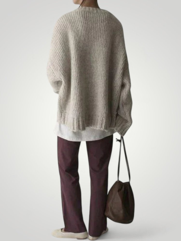 Pull Coloré Oversize avec Poches Pratiques 4 - Mode Lumière