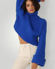 Pull Court à Col Roulé Élégant 1 - Mode Lumière