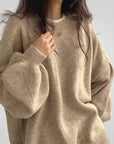 Pull Décontracté Élégant à Manches Lanterne 2 - Mode Lumière