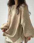 Pull Décontracté Élégant à Manches Lanterne 3 - Mode Lumière