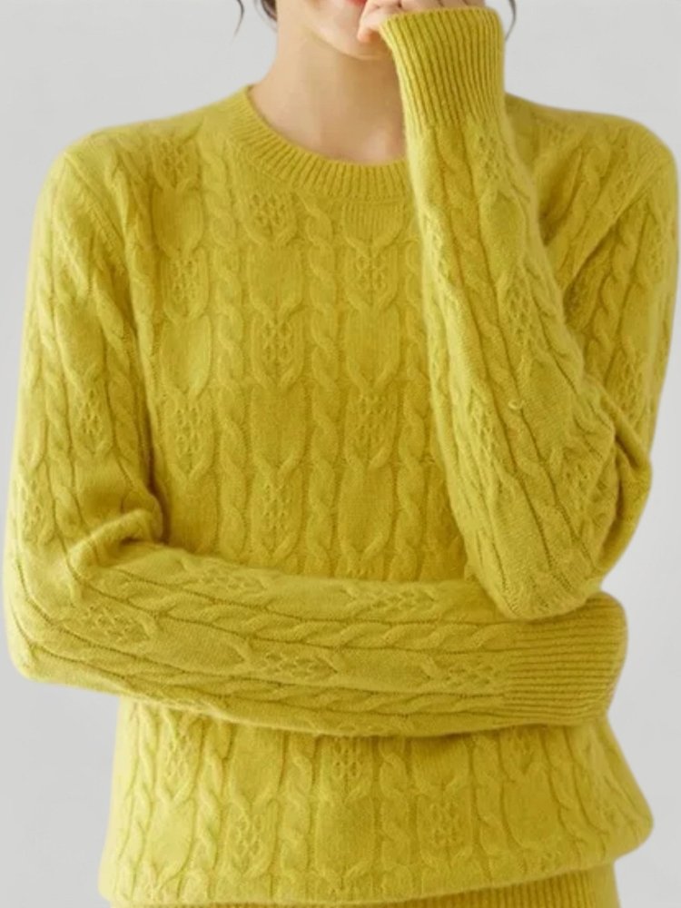 Pull Décontracté à Col Rond Chaleureux 2 - Mode Lumière
