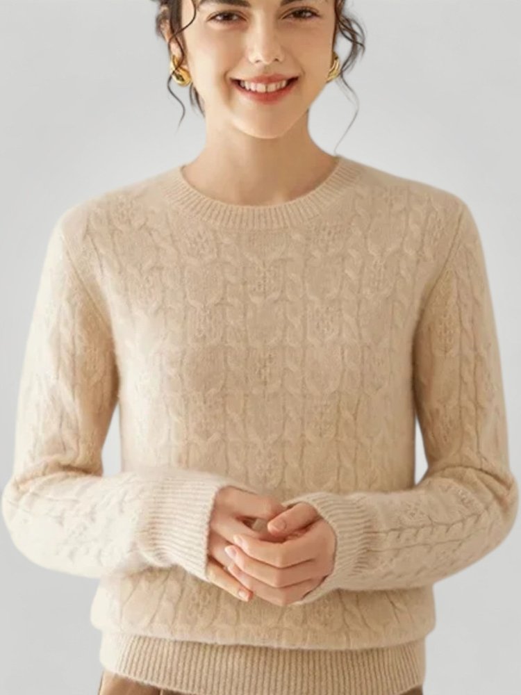 Pull Décontracté à Col Rond Chaleureux 5 - Mode Lumière