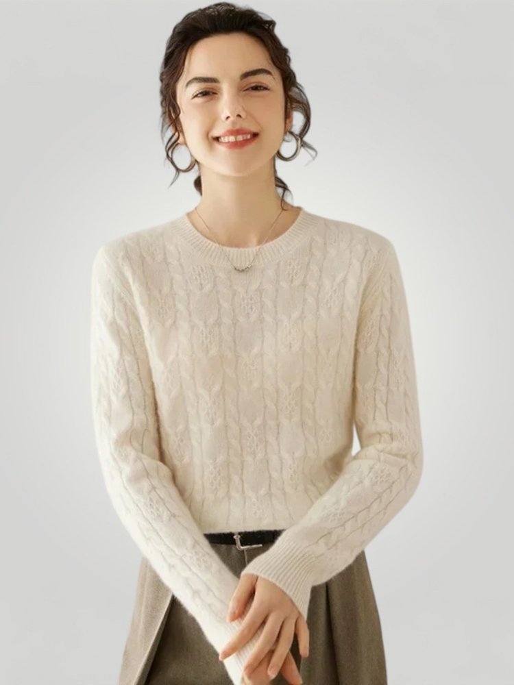 Pull Décontracté à Col Rond Chaleureux 3 - Mode Lumière