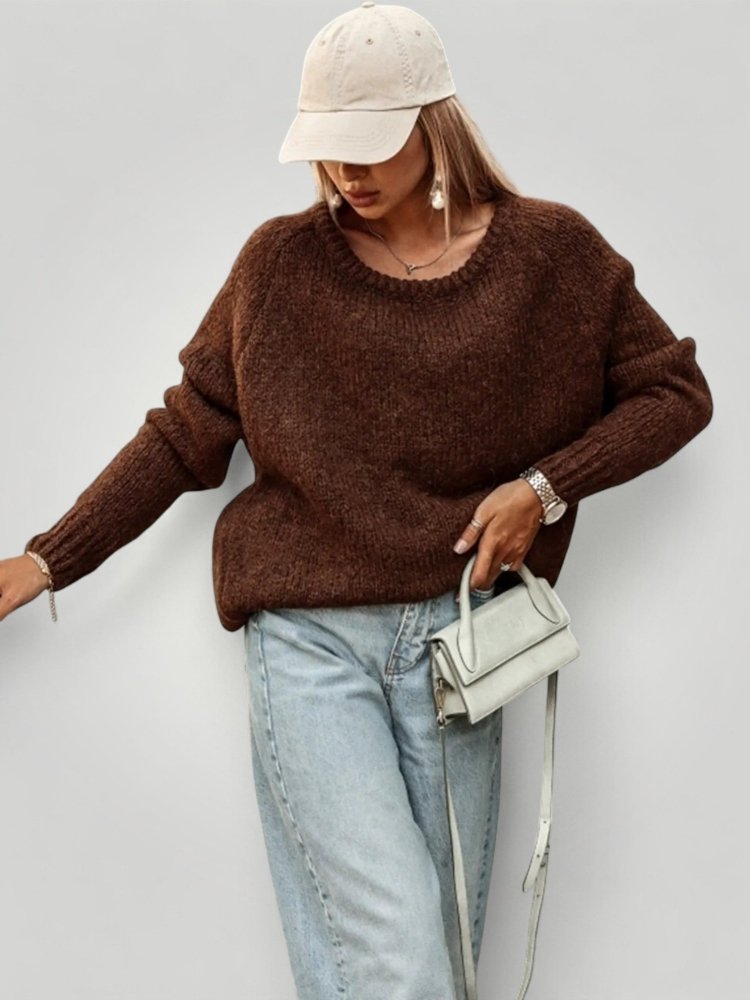 Pull Décontracté à Encolure Ronde Confortable 1 - Mode Lumière