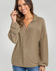 Pull Demi - Zip Élégant et Confortable 1 - Mode Lumière