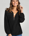 Pull Demi - Zip Élégant et Confortable 2 - Mode Lumière