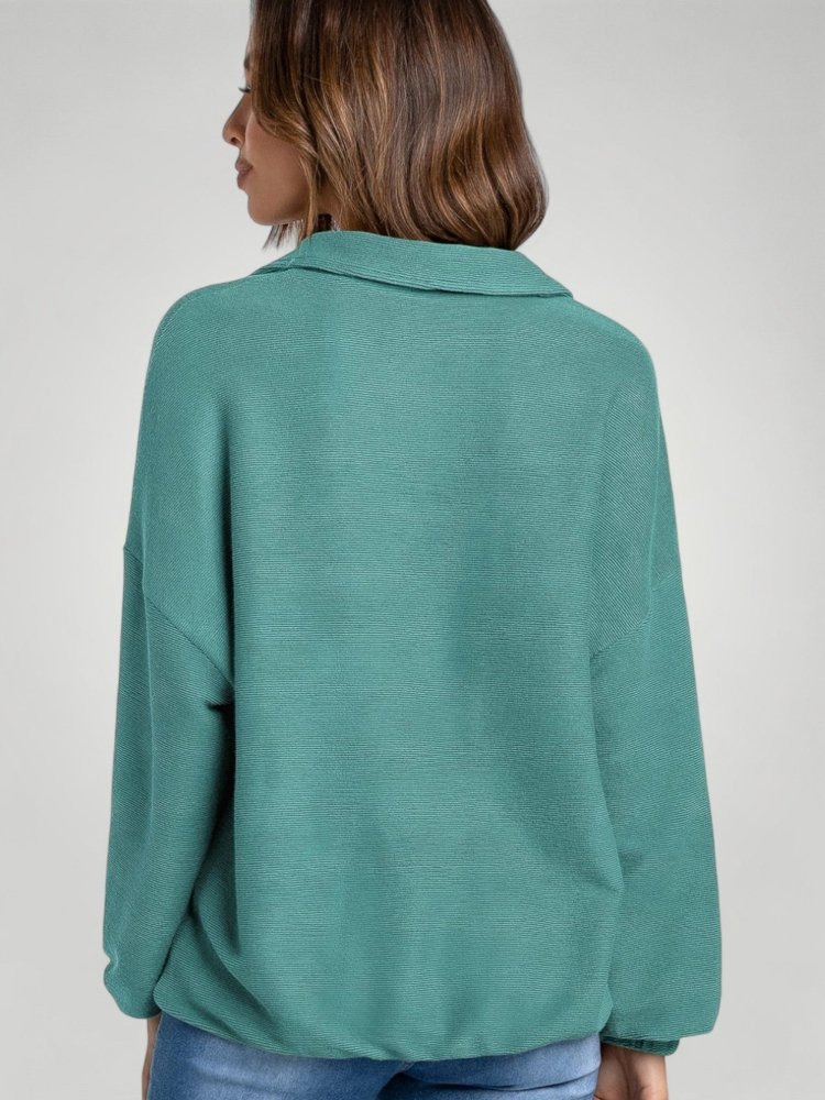 Pull Demi - Zip Élégant et Confortable 4 - Mode Lumière