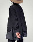 Pull Doux à Demi - Décolleté Élégant 6 - Mode Lumière