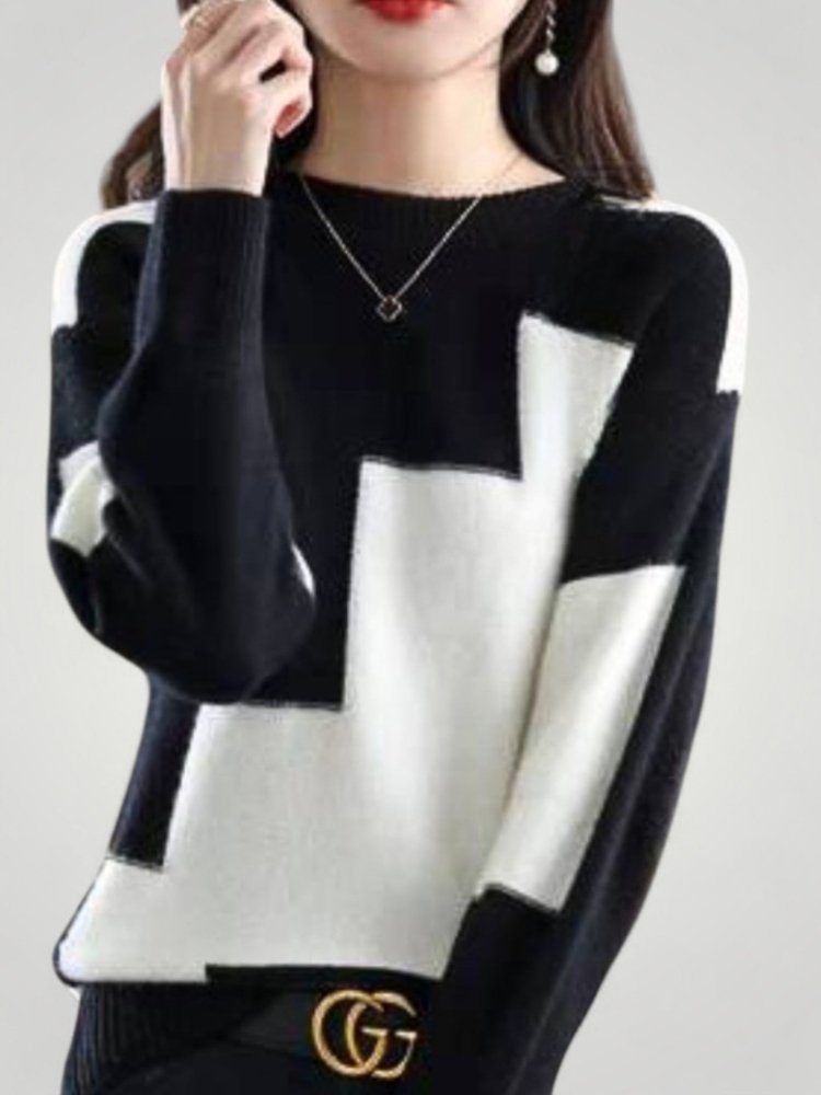 Pull Élégant Détendu pour Femmes 6 - Mode Lumière