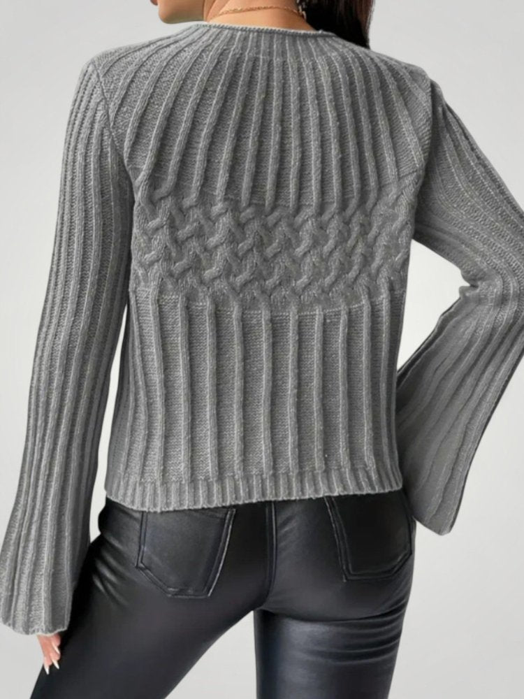 Pull à Manches Évasées Élégant et Confortable 2 - Mode Lumière