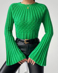 Pull à Manches Évasées Élégant et Confortable 5 - Mode Lumière