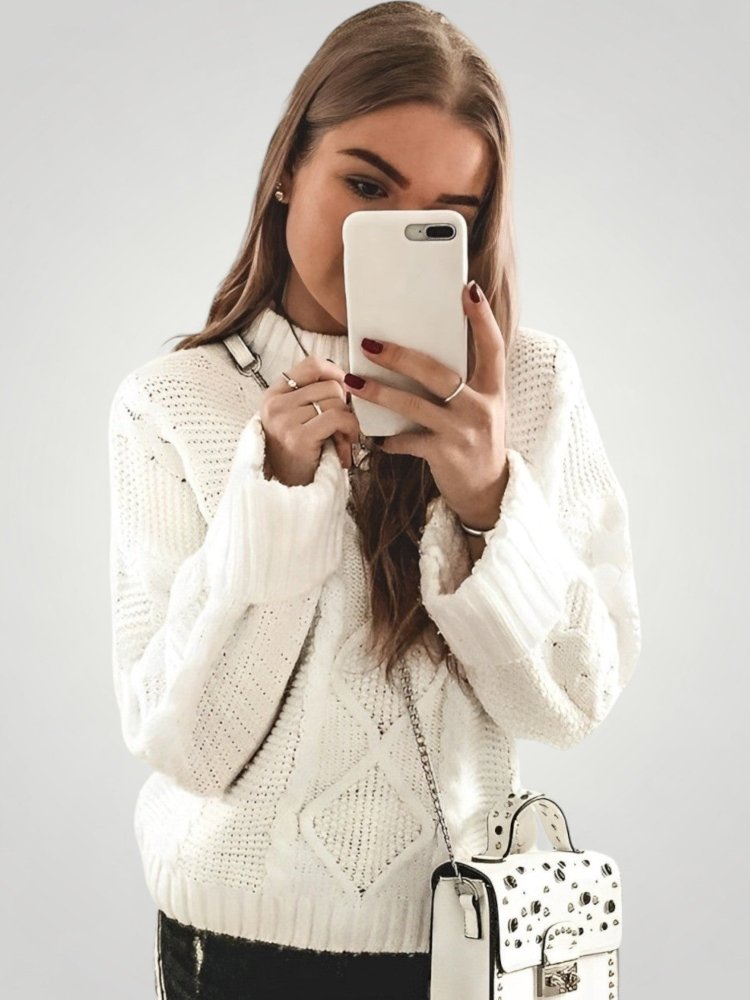 Pull Élégant à Manches Lanterne Confortable 4 - Mode Lumière