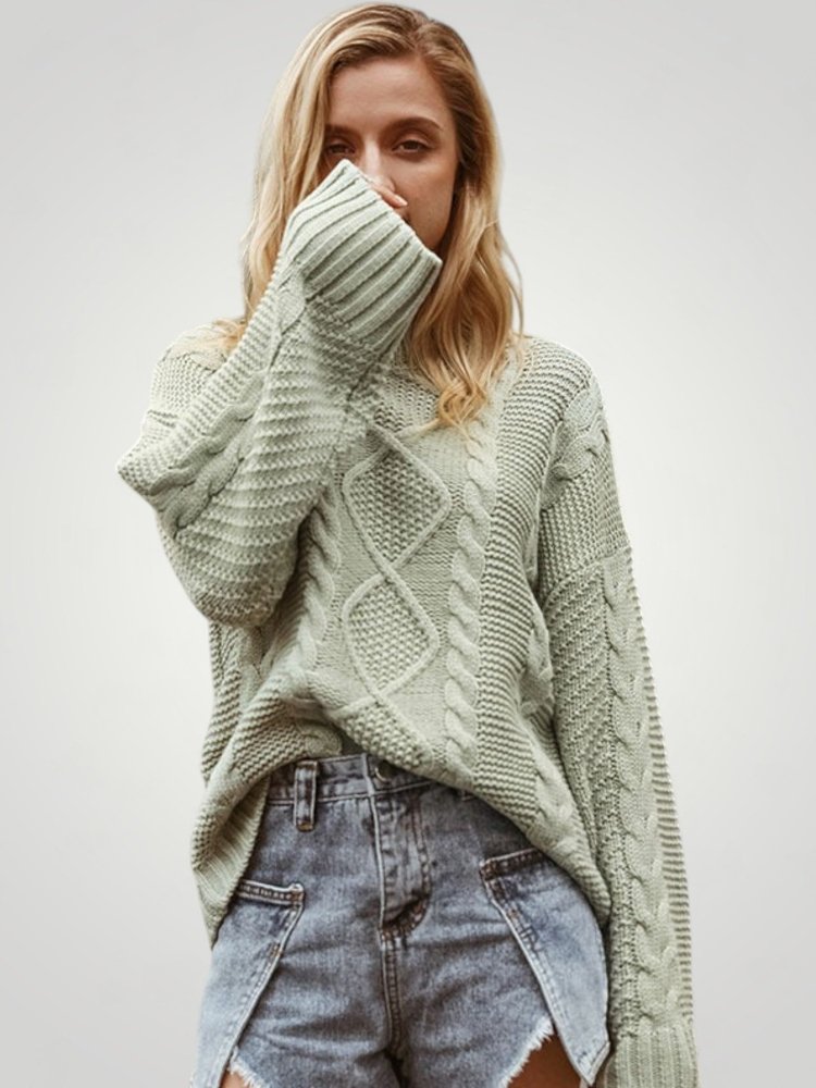 Pull Élégant à Manches Lanterne Confortable 3 - Mode Lumière