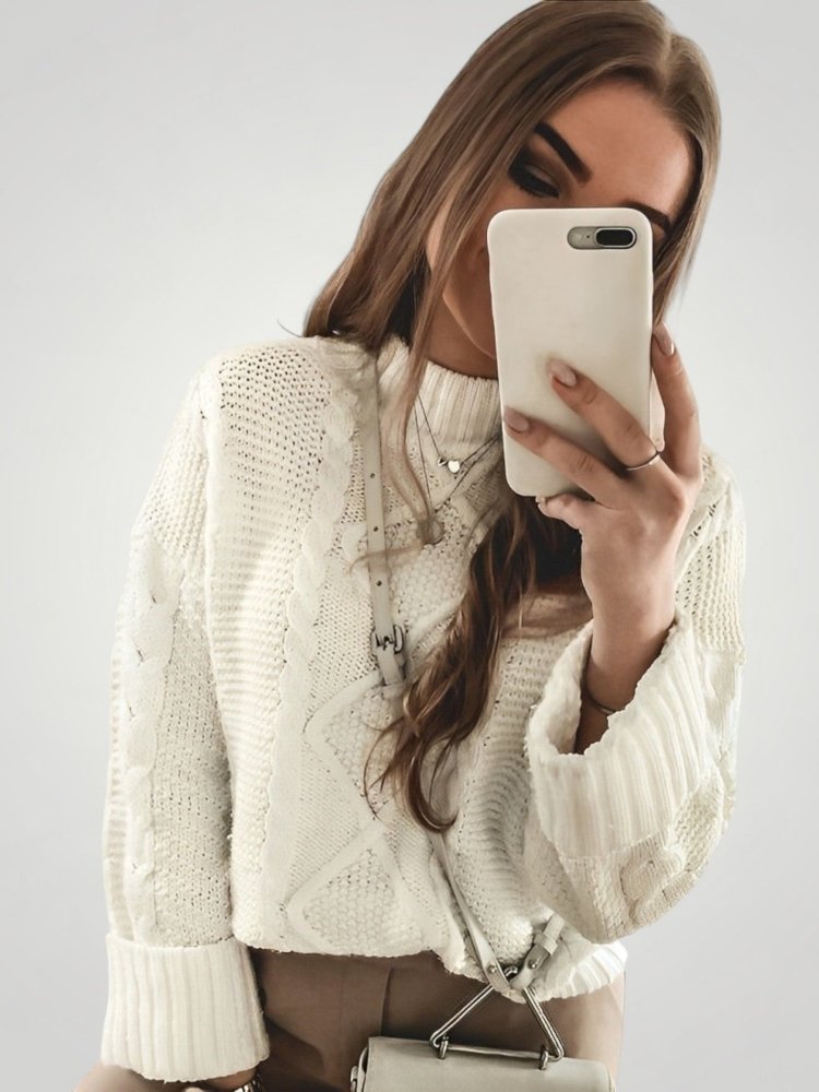 Pull Élégant à Manches Lanterne Confortable 5 - Mode Lumière
