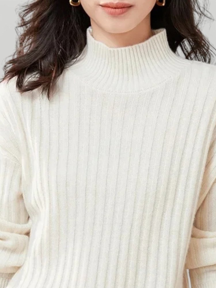 Pull Femme Ample Confortable pour l'Automne 5 - Mode Lumière