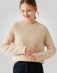 Pull Femme Ample à Col Rond Confortable 3 - Mode Lumière