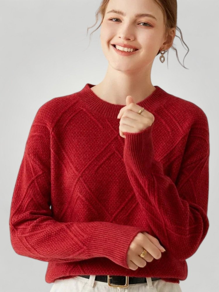 Pull Femme Ample à Col Rond Confortable 5 - Mode Lumière