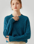 Pull Femme Ample à Col Rond Confortable 2 - Mode Lumière