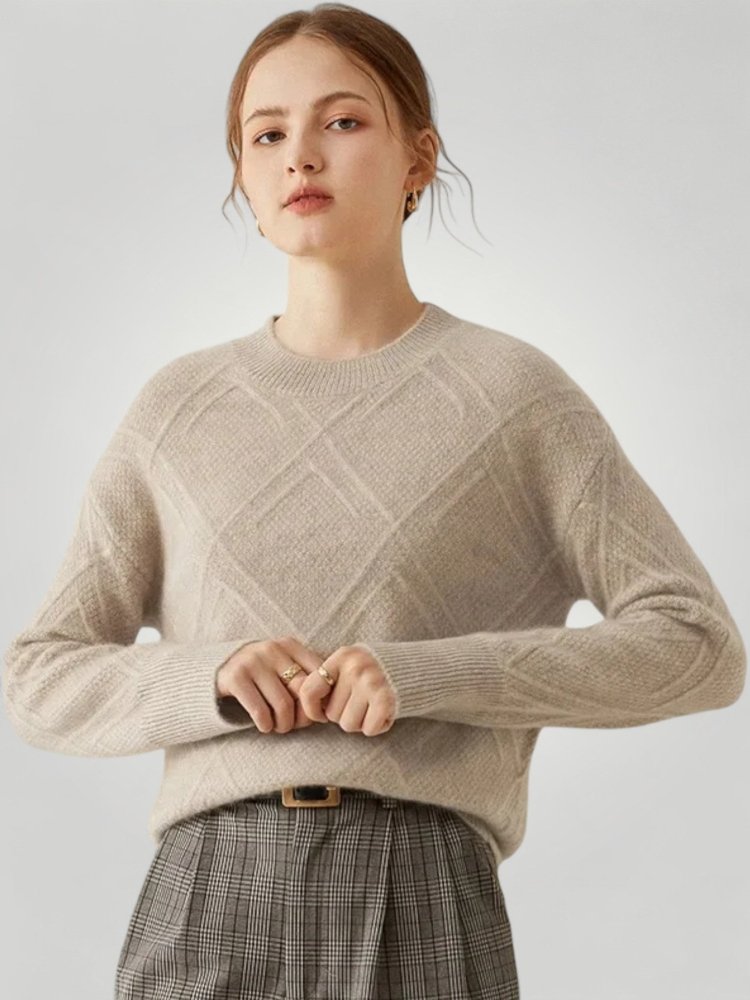Pull Femme Ample à Col Rond Confortable 9 - Mode Lumière