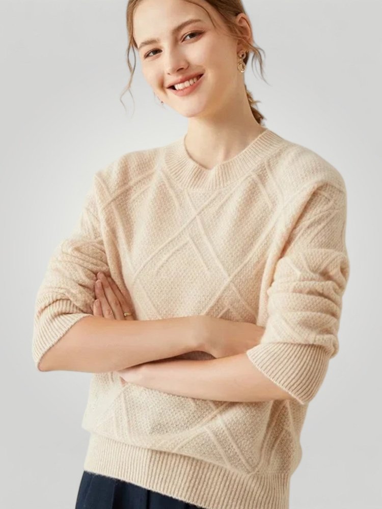 Pull Femme Ample à Col Rond Confortable 4 - Mode Lumière