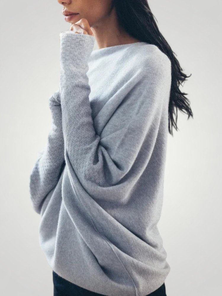 Pull Femme Asymétrique Chic et Confortable 1 - Mode Lumière