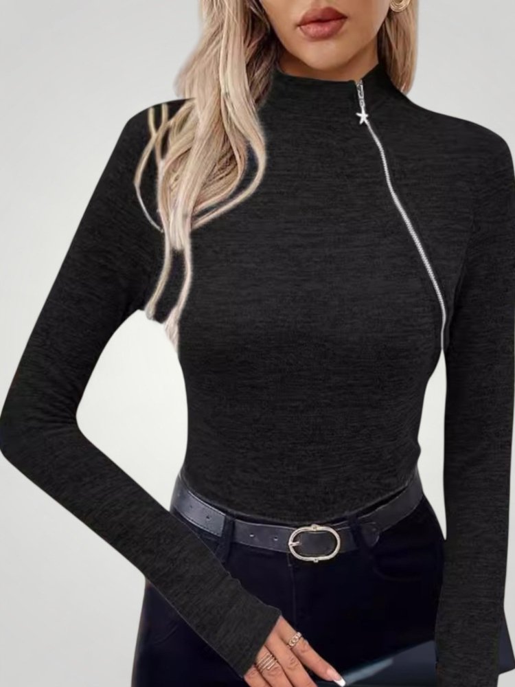 Pull Femme Asymétrique Chic et Confortable 1 - Mode Lumière