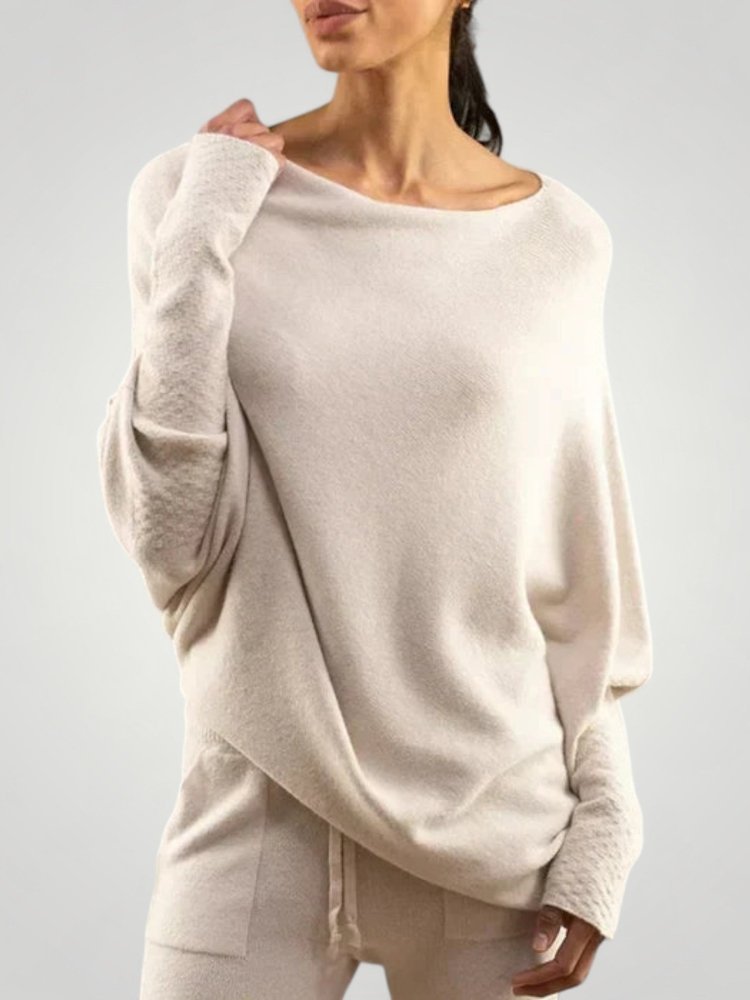 Pull Femme Asymétrique Chic et Confortable 2 - Mode Lumière