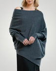 Pull Femme Asymétrique Chic et Confortable 6 - Mode Lumière