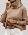 Pull Femme Chic à Col Roulé Confortable 2 - Mode Lumière