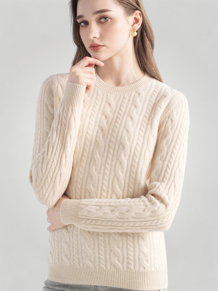 Pull Femme Confortable à Col Rond 1 - Mode Lumière