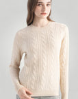 Pull Femme Confortable à Col Rond 3 - Mode Lumière