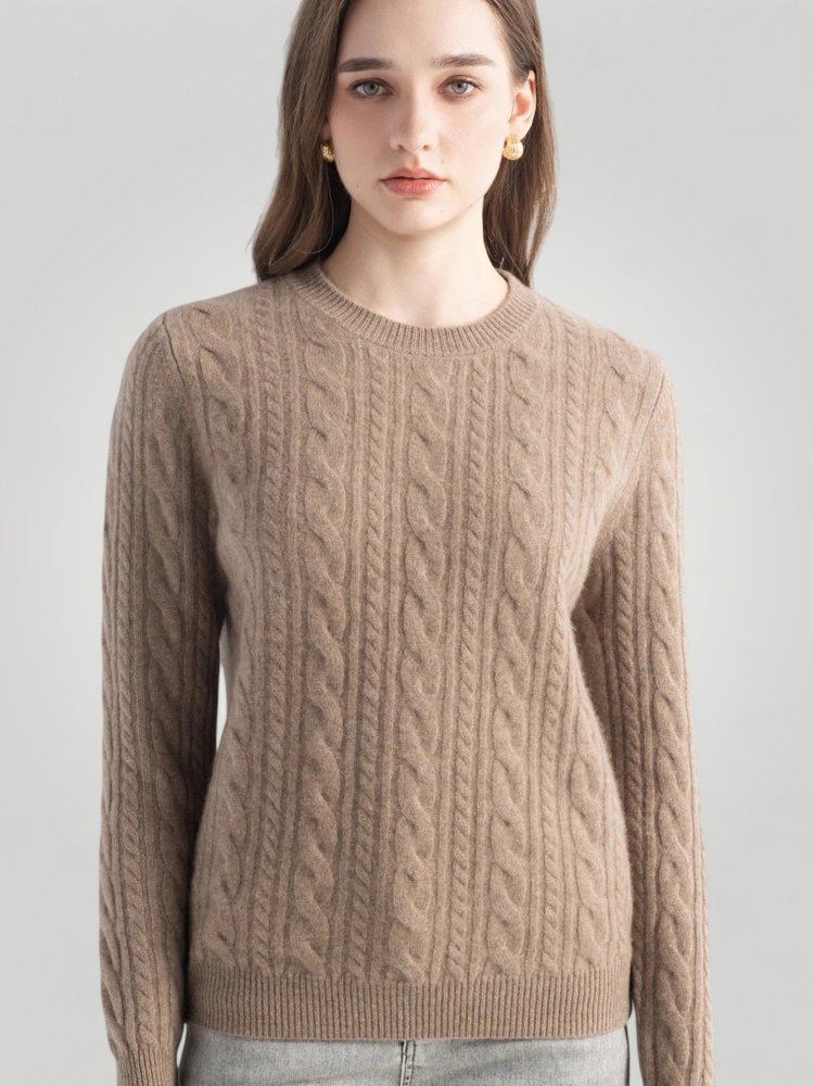 Pull Femme Confortable à Col Rond 4 - Mode Lumière