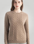 Pull Femme Confortable à Col Rond 4 - Mode Lumière