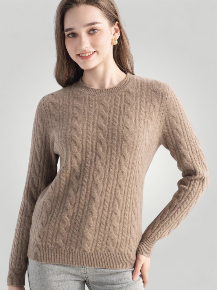 Pull Femme Confortable à Col Rond 5 - Mode Lumière