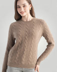 Pull Femme Confortable à Col Rond 5 - Mode Lumière