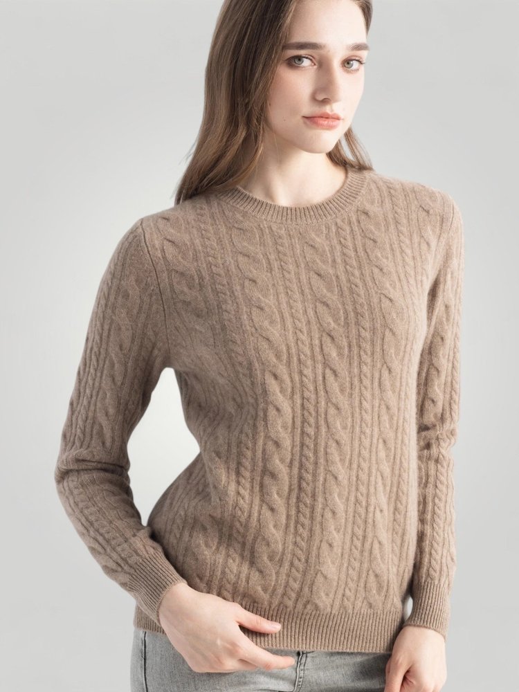 Pull Femme Confortable à Col Rond 6 - Mode Lumière