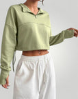 Pull Femme Court Élégant avec Cordon de Serrage 1 - Mode Lumière