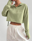 Pull Femme Court Élégant avec Cordon de Serrage 2 - Mode Lumière