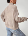 Pull Femme Élégant Col Roulé Chaleureux 3 - Mode Lumière