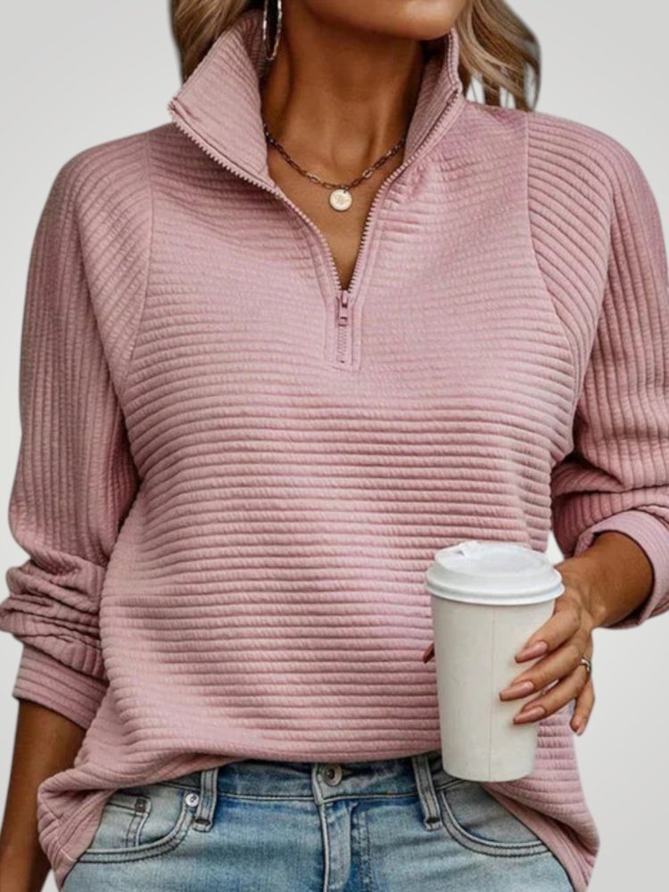 Pull Femme Élégant Confortable à Col V 1