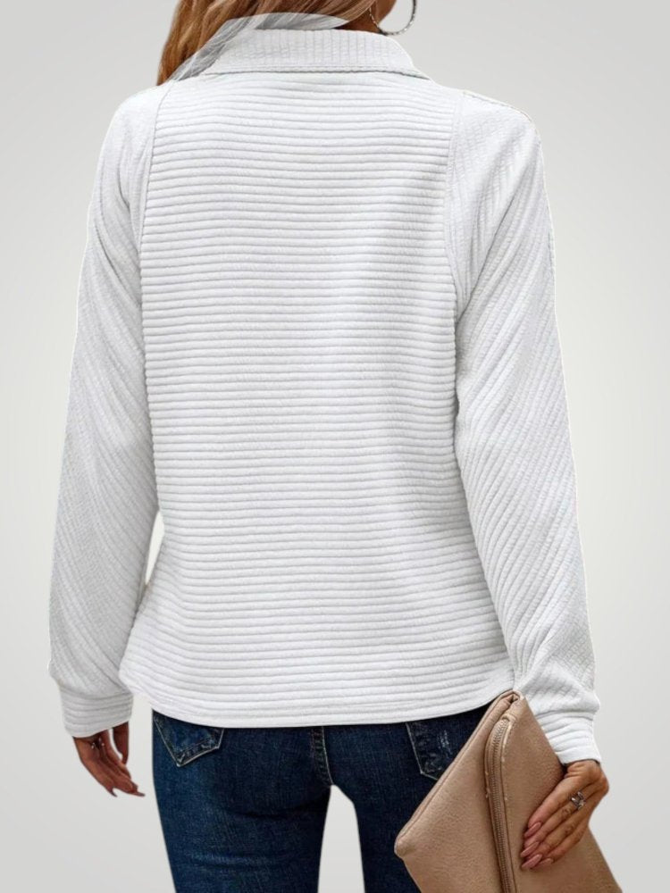 Pull Femme Élégant Confortable à Col V 4