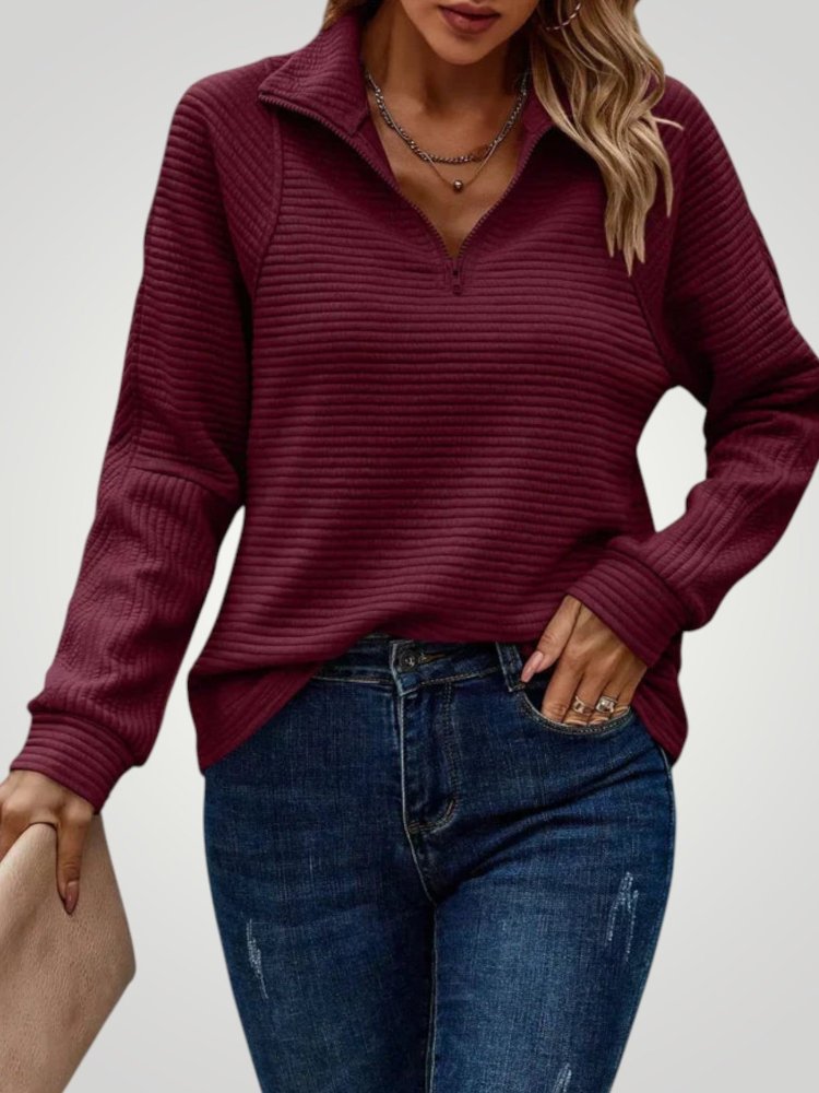 Pull Femme Élégant Confortable à Col V 7