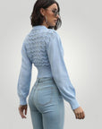 Pull Femme Élégant à Encolure Ronde 2 - Mode Lumière