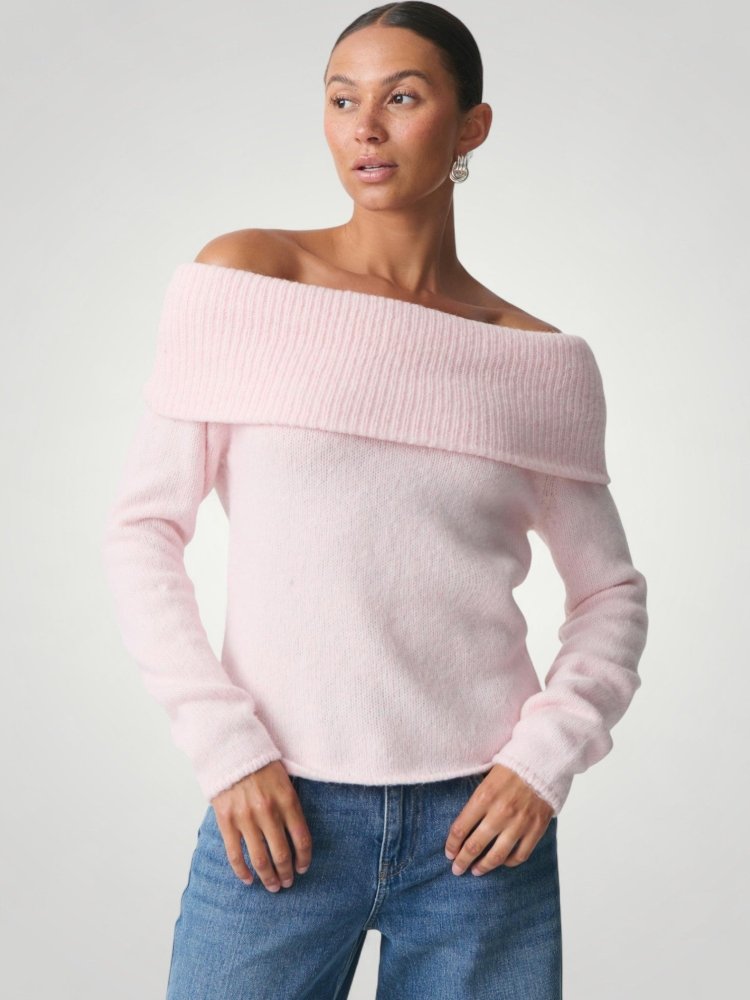 Pull Femme à Épaules Dénudées Élégant 1 - Mode Lumière