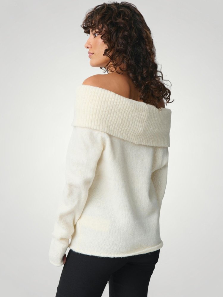 Pull Femme à Épaules Dénudées Élégant 6 - Mode Lumière
