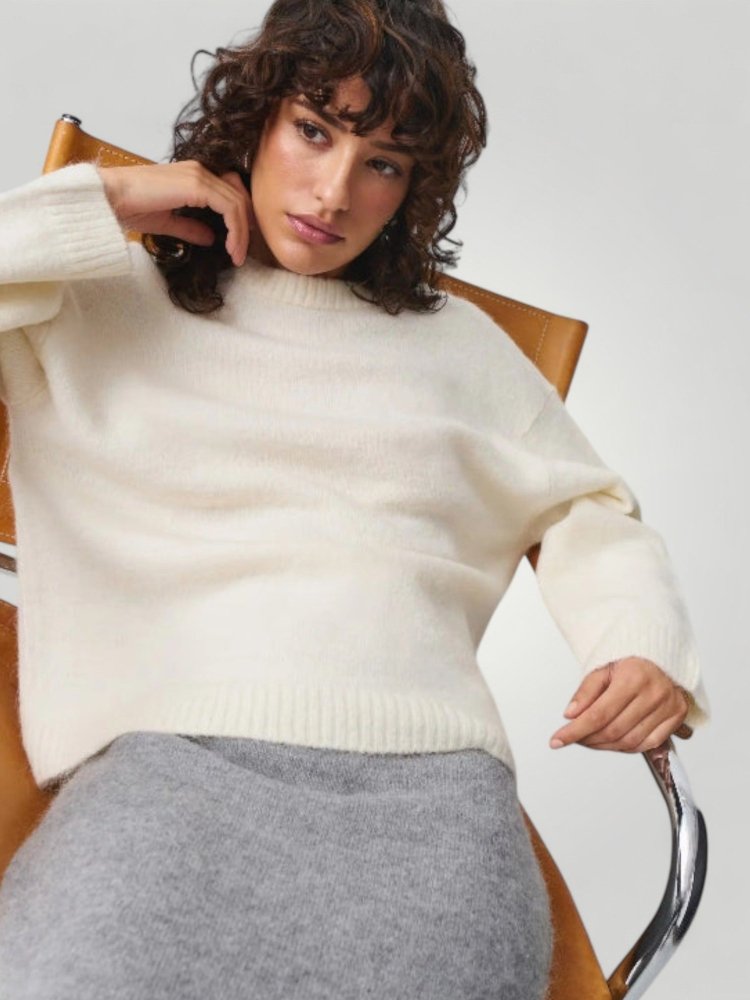 Pull Femme Élégant à Manches Longues 2 - Mode Lumière