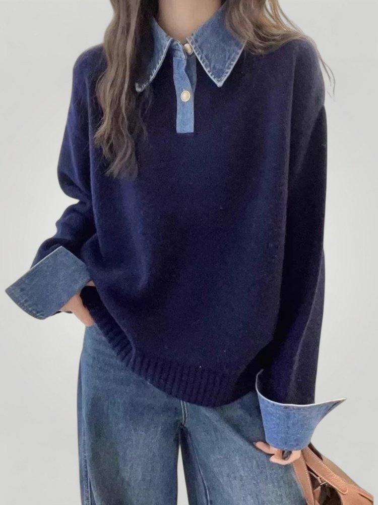 Pull Femme Élégant à Manches Longues 1 - Mode Lumière