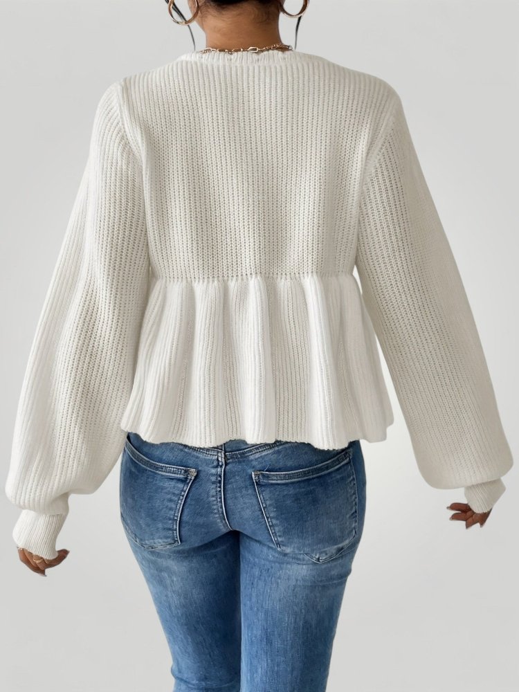 Pull Femme Élégant avec Cordon de Serrage 2 - Mode Lumière
