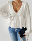 Pull Femme Élégant avec Cordon de Serrage 6 - Mode Lumière