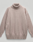 Pull Femme Oversize Confortable à Col Roulé 2 - Mode Lumière